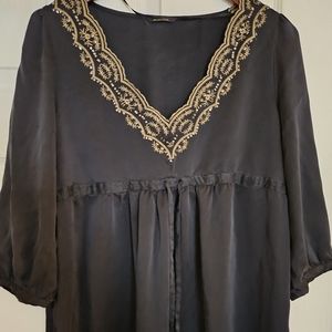 Massimo Dutti Embroidred Dress